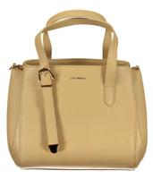 Coccinelle Beige Leather Handbag - CO-29275