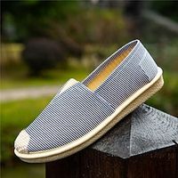 Women's Slip-Ons Slip-on Sneakers Classic Loafers Daily Summer Flat Heel Round Toe Casual Elastic Fabric Loafer Plaid Pink Blue Lightinthebox - thumbnail