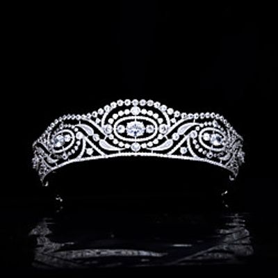 Spanish Royal Retro Crown Princess Headdress Bride Married Zircon Crown Wedding Hair Accessories Lightinthebox