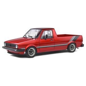 Solido Volkswagen Caddy Mk1 1982 1.18 Scale Red Custom Diecast Scale Model Car