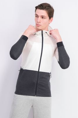 Mens Ua Hybrid Windbreaker Hoodie Black/White Mens Ua Hybrid Windbreaker Hoodie Black/White