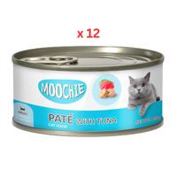 Moochie Adult Loaf With Tuna 85G Can (Pack Of 12)