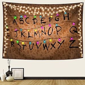 Alphabet Stranger Tapestry Lights Alphabet Decor for Living Room Bedroom Dorm Decor Lightinthebox