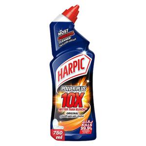 Harpic Original Toilet Cleaner Liquid 10 x Power Plus 750 ml