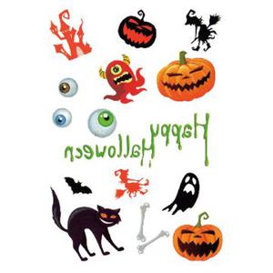 Halloween Horror Temporary Tattoo Sticker