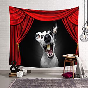 Circus Curtain Wall Tapestry Art Decor Blanket Curtain Hanging Home Bedroom Living Room Decoration Polyester Dog Lightinthebox