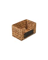 Homesmiths Small Water Hyacinth Storage Basket 23 x 15 x 13 cm
