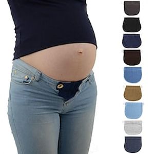 1pc Maternity Pregnancy Waistband Belt Adjustable Elastic Waist Extender Clothing Pants for Pregnant miniinthebox
