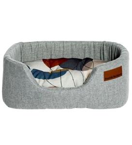 Danish Design Colour Block Lux Slumber Bed Silver 81x55x27cm