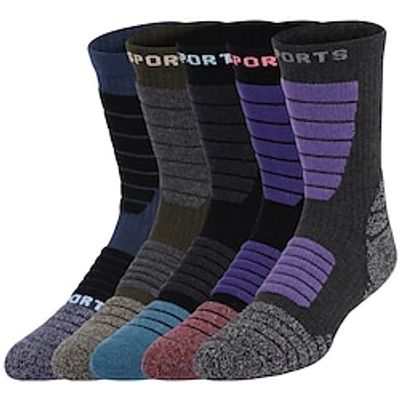 Men's Women's Ski Socks Outdoor Winter Anti-Slip Thermal Warm Breathable Sweat-Wicking Crew Socks for Skiing Camping  Hiking Snowboarding Ski Lightinthebox