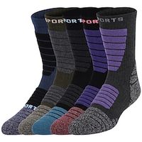Men's Women's Ski Socks Outdoor Winter Anti-Slip Thermal Warm Breathable Sweat-Wicking Crew Socks for Skiing Camping  Hiking Snowboarding Ski Lightinthebox - thumbnail