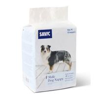 Savic Male Nappy Disposable Dog Diapers 12pcs - Medium