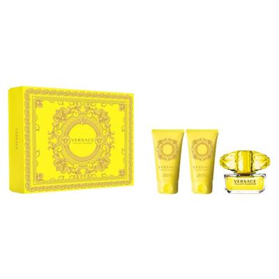 Versace Yellow Diamond (W) Edt 50Ml + Sg 50Ml + Bl 50Ml Set Versace Yellow Diamond (W) Edt 50Ml + Sg 50Ml + Bl 50Ml Set