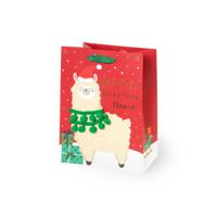 Legami Christmas Gift Bag - Medium - Llama - thumbnail