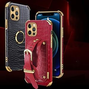 Phone Case For Apple Back Cover Leather iPhone 12 Pro Max 11 Pro Max iPhone 12 Pro Max 11 X XR XS Max Portable Detachable with Stand Solid Colored PU Leather miniinthebox