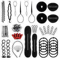 27Pcs Hair Styling Set, Hair Design Styling Tools, DIY Hair Accessories Hair Modelling Tool Kit Magic Fast Spiral Hair Braid Braiding Tool for Women and Girls Lightinthebox