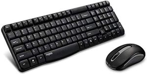 Rapoo X 1800S Combo Keyboard & Mouse Wireless En Us Layout - 18176