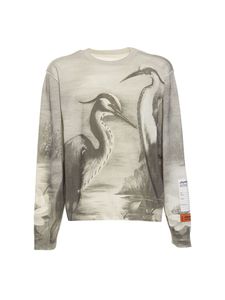 Bird Print Logo Sweatshirt