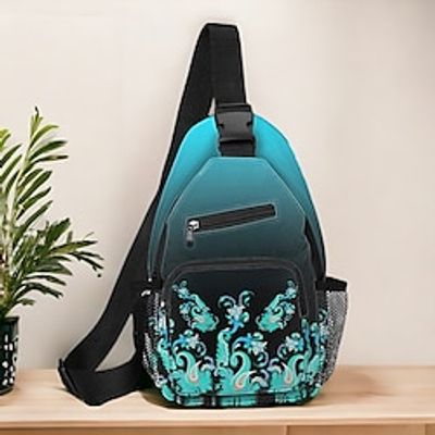 Women's Crossbody Bag Shoulder Bag Chest Bag Polyester Outdoor Daily Holiday Zipper Print Large Capacity Lightweight Multi Carry Flower Red Blue Purple Lightinthebox Women's Crossbody Bag Shoulder Bag Chest Bag Polyester Outdoor Daily Holiday Zipper Print Large Capacity Lightweight Multi Carry Flower Red Blue Purple Lightinthebox