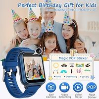 Kids Smart Watch Boys Kids Smart Game Watch with 16 Games HD Touch Screen Video Camera Music Player Pedometer Flashlight Alarm Clock 12/24 hr Kids Watches for Boy Gifts for 5-12 Year Olds Boy Girl miniinthebox - thumbnail