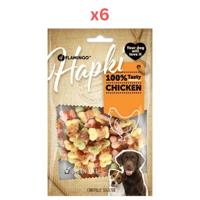 Flamingo Hapki Chicken Biscuits Dog Treats 85g (Pack of 6)