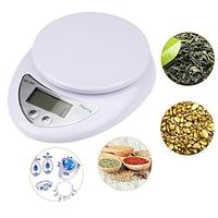 5kg1g Portable Digital Scale LED Electronic Scales Postal Food Balance Measuring Weight Kitchen LED Electronic Scales Lightinthebox - thumbnail