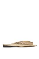 Jynx Metallic Crocodile Embossed Sandals Jynx Metallic Crocodile Embossed Sandals