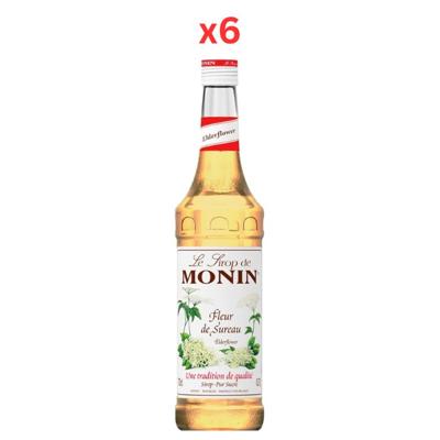 Monin Elder Flower Syrup - 700Ml Pack Of 6