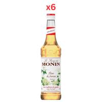 Monin Elder Flower Syrup - 700Ml Pack Of 6