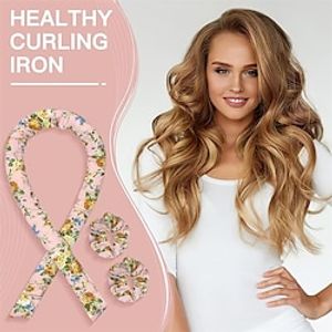 Heatless Hair Curler Natural Waves Curling Headband for Curls Overnight Curlers to Sleep in Soft Satin  Cotton Rod Women Lightinthebox
