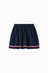 Signature Trim Cotton Mini Skirt