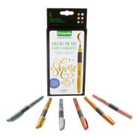 Crayola Signature Liquid Metal Craft Markers (Set Of 6) - thumbnail