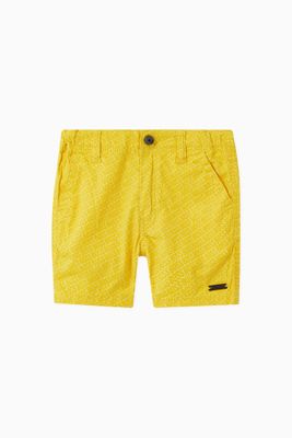 Logo Print Shorts in Stretch Cotton Logo Print Shorts in Stretch Cotton