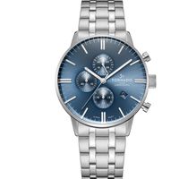 Tornado Men's Chronograph Blue Dial Watch - T6102-SBSL