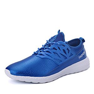 Men's Trainers Athletic Shoes Sporty Look Sporty Casual Preppy Athletic Daily Running Shoes Fitness  Cross Training Shoes PU Non-slipping Royal Blue Black Dark Blue Fall Spring Lightinthebox