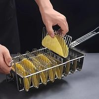 1 Set Of Taco Basket, 8 Compartments, Taco Frying Basket Lightinthebox