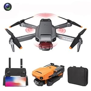 360° Four-way Obstacle Avoidance Folding Drone Dual-lens High-definition Aerial Photography Aircraft Four-axis Toy Remote Control Aircraft miniinthebox