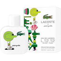 Lacoste Eau De Lacoste L.12.12 Blanc Pure X Jeremyville Collector Edition Men Edt 50Ml