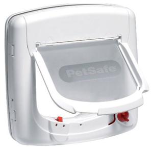 Petsafe Infra Red 4 Way Locking Deluxe Cat Flap, White