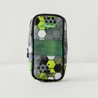 Football Print Pencil Case with Zip Closure