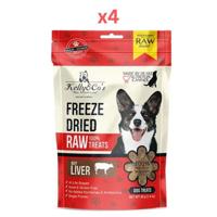 Kelly & Co's Freeze-Dried Beef Liver For Dog 40G (Pack of 4)