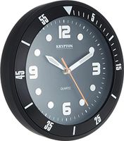 Krypton Round Wall Clock -(Black)-(KNWC6120)