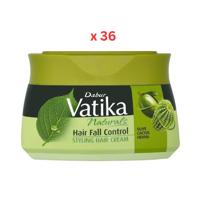 Dabur Vatika, Naturals Hair Fall Control Hair Cream - 210g x 36