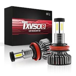 TXVSO8 110W H7 Headlight 6000K White Light Lamp Universal COB Mini Car Bulbs 30000LM H11 Car Headlamp Replacement Bulbs 9005 9006 9012 miniinthebox