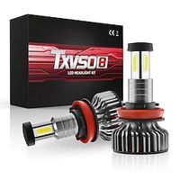 TXVSO8 110W H7 Headlight 6000K White Light Lamp Universal COB Mini Car Bulbs 30000LM H11 Car Headlamp Replacement Bulbs 9005 9006 9012 miniinthebox - thumbnail