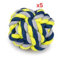 Vadigran Cotton Ball Blue-Yellow 50G Ø5,5Cm (Pack Of 5)