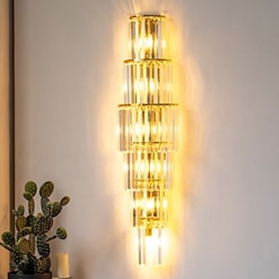 Modern Indoor Crystal Wall sconces 100CM Wall Light for Living Room, Bedroom, Dining Area, Lobby, Hotel, Café  Home Decor Lightinthebox