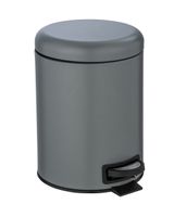 Wenko Pedal Bin Leman Grey 5L