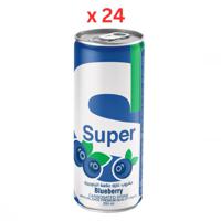 Super Blueberry Carbonated Drink 250 ML x 24 Carton