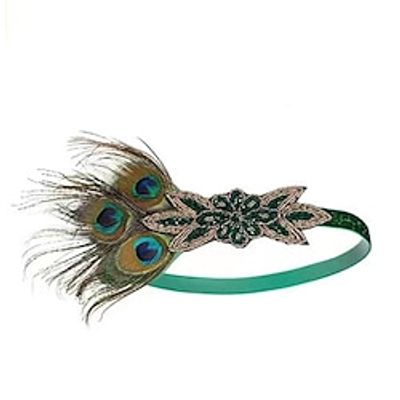 Head Jewelry Flapper Headband Feathers Headband Retro Vintage 1920s Alloy For The Great Gatsby Cosplay Carnival Women's Costume Jewelry Fashion Jewelry Lightinthebox Head Jewelry Flapper Headband Feathers Headband Retro Vintage 1920s Alloy For The Great Gatsby Cosplay Carnival Women's Costume Jewelry Fashion Jewelry Lightinthebox